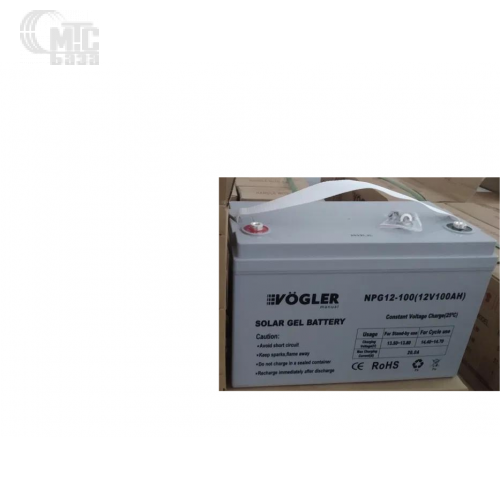 Аккумулятор гелевый Vogler NPG12-100 100 Ah 12V   330x172x215 мм Gel